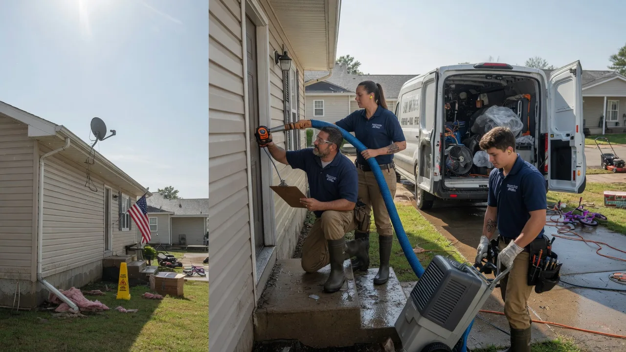 Ceiling Water Damage Restoration in Lone Grove, OK near me